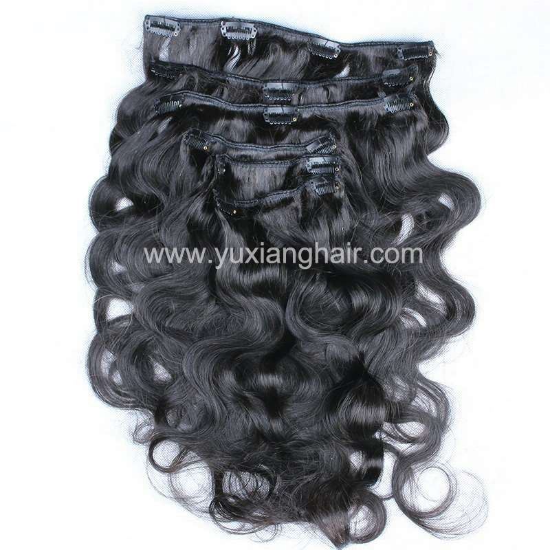 Clip humanhair Body wave