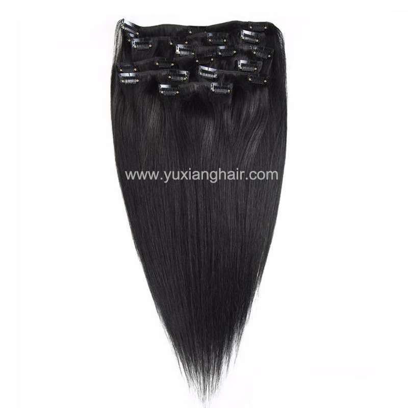 Clip in hair extensions Straight