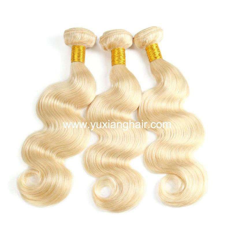 blonde color body wave