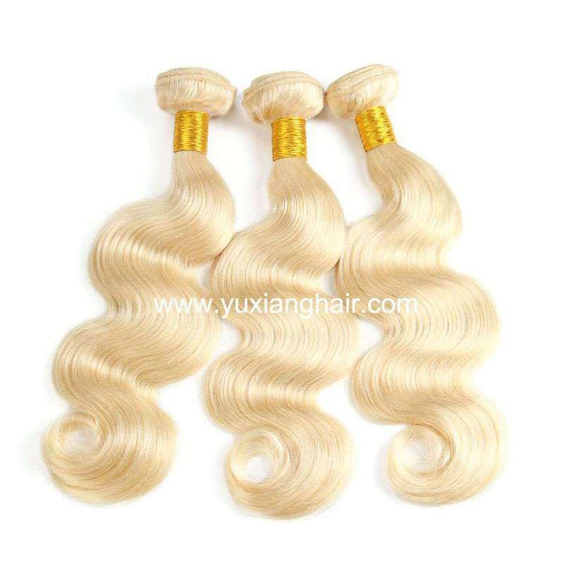 blonde color body wave