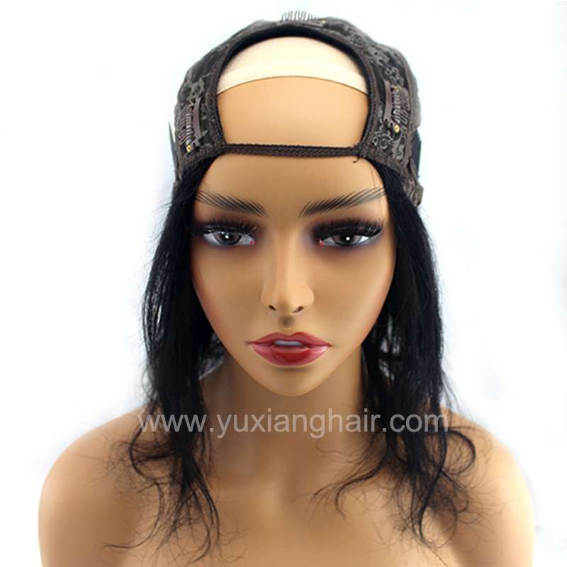 14inch U Clip straight human hair