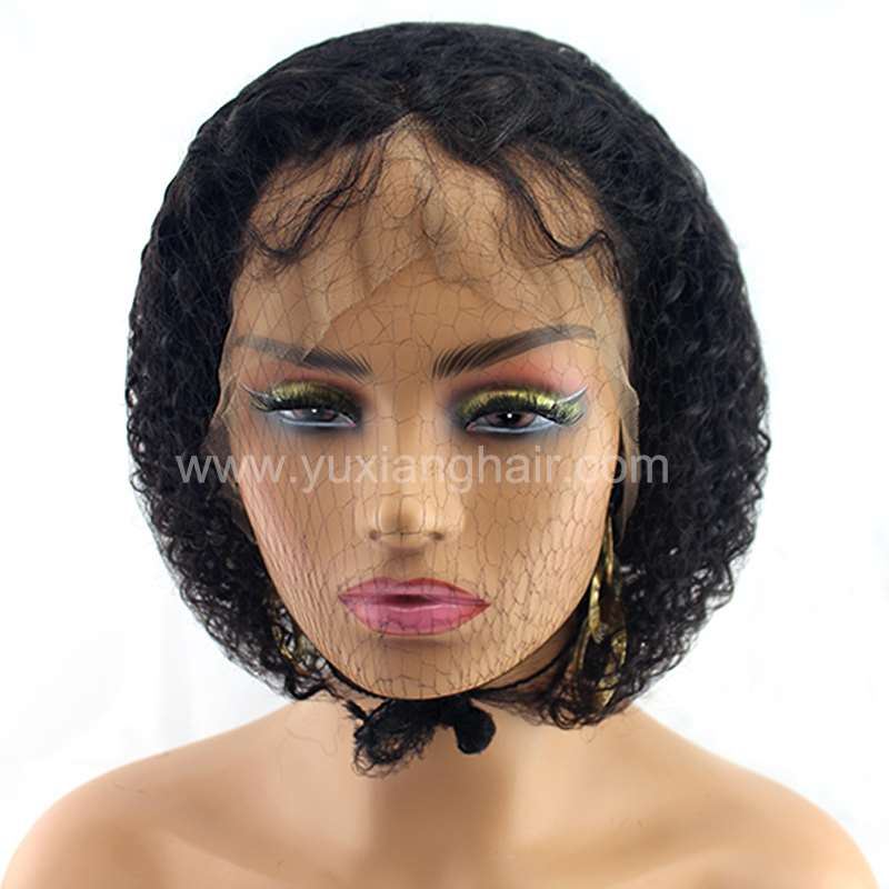 12inch curly bob lace wig