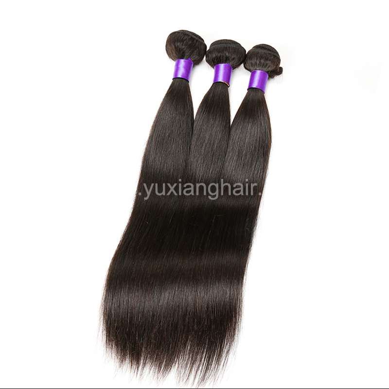 Natural color straight Malaysian hair