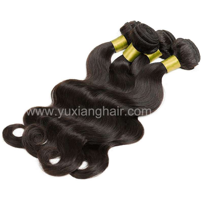 Natural color body wave peruvian Hair