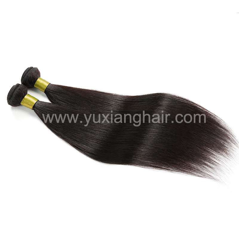 Natural color straight peruvian Hair