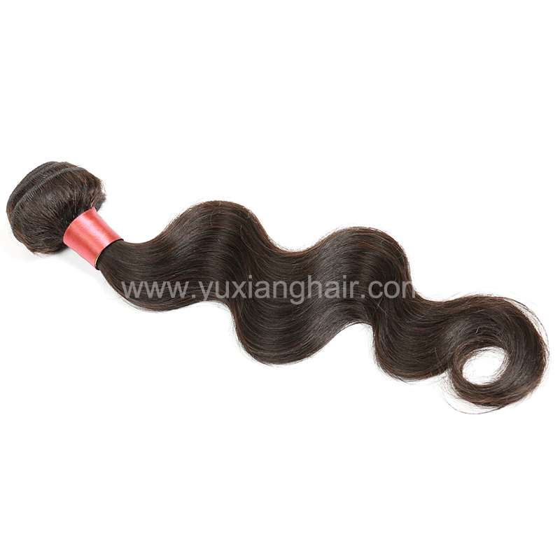 Natural color body wave Indian Hair