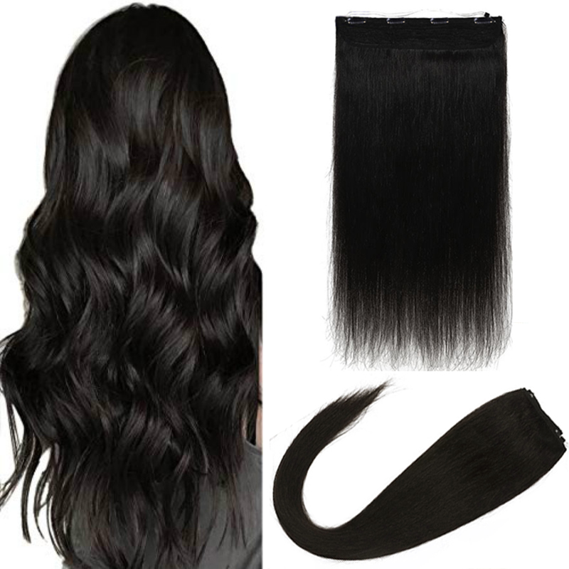 wire in hair extensions color 1# 1B# 2# 4#