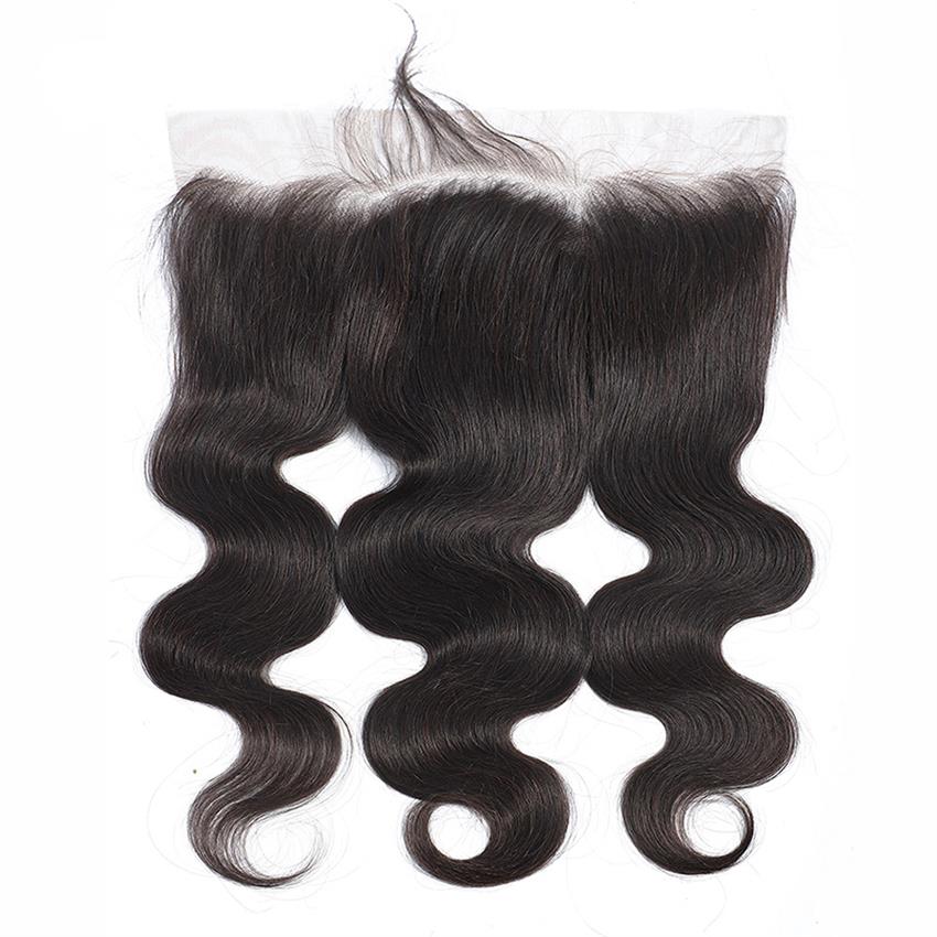 13x4 lace frontal body wave natural color